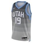 Utah Jazz Trikot Ace Bailey Nike 2025-26 City Edition Grau Swingman - Herren